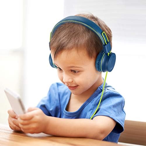POWMEE M2 Детски Слушалки Жични Слушалки За Деца, Преклопливи Прилагодливи Стерео Заплеткување-Бесплатни, 3,5 MM Приклучок Жица