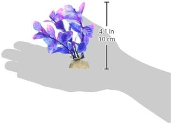 Uxcell 10-Парче Пластични Аквариум Подводни Растенија Украс Во Собата, Индиго Сина/Виолетова