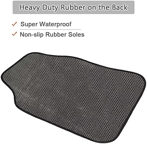 Нетилген 4 парчиња Универзална перница за подот на автомобилот, додатоци за автомобили, трајни предни и задни автоматски подни душеци