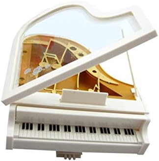 Sewacc Desk Topper Kids Musical Musical Box Романтична музичка кутија пијано музички кутии Музичка кутија часовници Декорирајте
