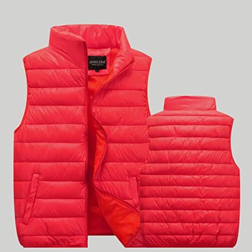 Унисекс обичен палто јакна цврст елек патент џеб лабава јакна без ракави палто за палто за палто