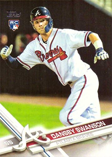 2017 Топс Бејзбол 87 Дансби Свонсон Дебитантска картичка - Неговата 1 -та официјална картичка за дебитант!