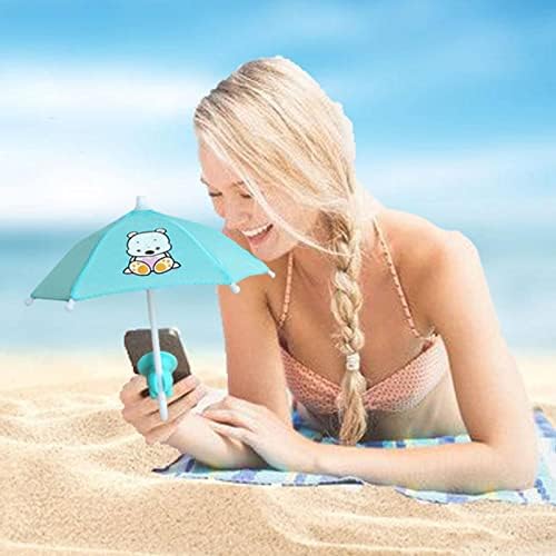 Држач за мобилни телефони чадор студент девојче инс симпатична мини мобилен телефон затемнет сенка покритие на сончевата личност мала чадор