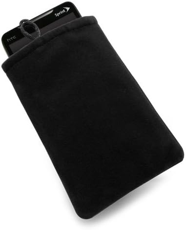 Case Boxwave Case компатибилен со Sony Xperia M2 - кадифена торбичка, мека велурна ткаенина торба ракав со влечење за Sony Xperia