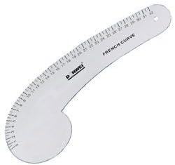 Дизајнерот на Фергејт се разликува од кривата на форма 12 Владетел Метал Мерење на цврст алуминиум од страна на Центарот за