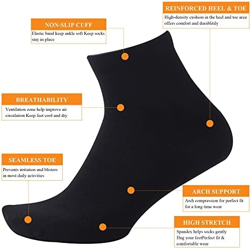 RZTT 90% Мерино волна чорапи за мажи жени, меки тенки чорапи за глуждот за пешачење за пешачење со велосипедизам 3 пара 3 пара