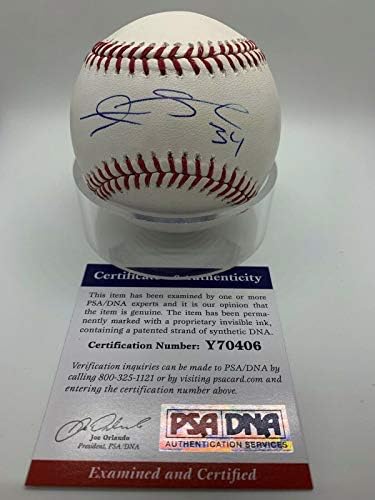 Ендрју Суск СФ гигантите потпишаа автограм ОМЛБ Бејзбол ПСА ДНК Y70406 - Автограмирани бејзбол