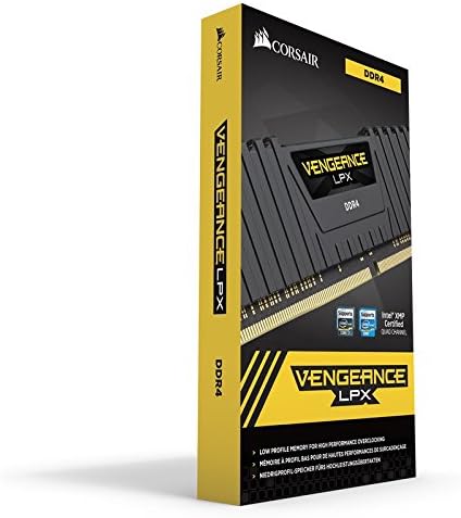Corsair Vengeance LPX 128GB DDR4 3600MHz C18 AMD Оптимизирана десктоп меморија црна