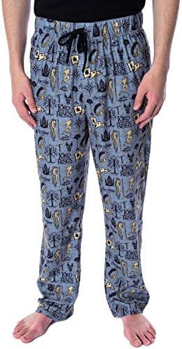 Господарот На Прстените Машка Шема За Спиење За Возрасни Дневна Долна Облека Пижами Панталони