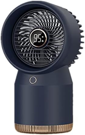 n/Домашен Вентилатор За Овлажнител за Климатизација Со Спреј За Вода за Вода 3600mah Вентилатор за Ладење На Воздухот на Полнење Со Ноќно