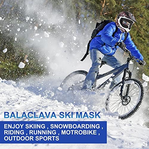Пидиен ски маска за мажи жени балаклава маска за лице Мажи ладно време балаклава потопло ветерно -ветровит моторцикл моторцикл врат гајтер