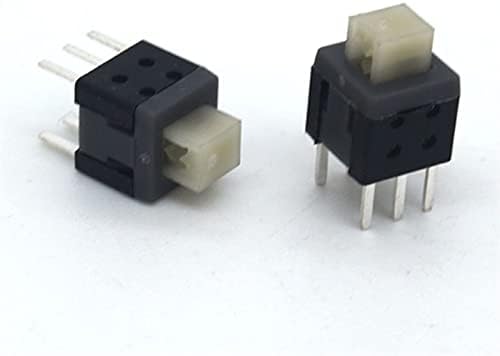 Gruni Rocker Switch 10pcs мал прекинувач за заклучување на микро -самостојно заклучување 5.8 * 5,8 mm духовитост 6 стапки со прекинувач за