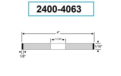 HHIP 2400-4063 4 x 1/16 x 1-1/4 инчи D1A1 CBN тркало