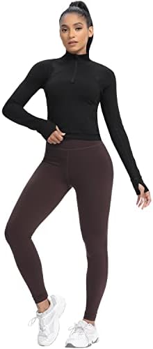 Квинике исечени атлетски јакни за жени четвртина поштенски патент Слим вклопување на тренингот со џебови со џебови