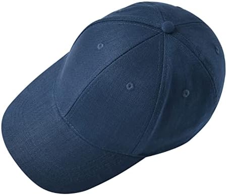 Ботвела постелнина Бејзбол капа за мажи што дише лето тато капа прилагодлива структурирана структурирана спортска капа на отворено