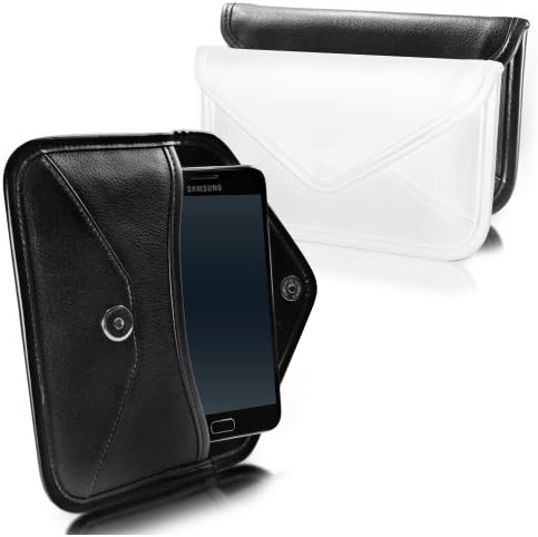 Boxwave Case Компатибилен со Vivo X50 Pro+ - Елитна кожна торбичка за месинџер, синтетички кожен покритие дизајн на пликови за виво