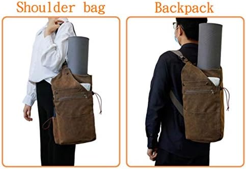 K jingkelai јога торба јога мат торба со џеб со голема големина и џеб џеб јога мат носач торбичка торбичка носач со влечење, прилагодлива