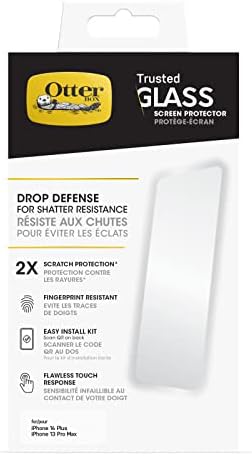 OtterBox ЗАСИЛУВАЊЕ СТАКЛО Антимикробни Серија Заштитник На Екранот за iPhone 14 плус &засилувач; iPhone 13 Про Макс + OtterBox Програма За