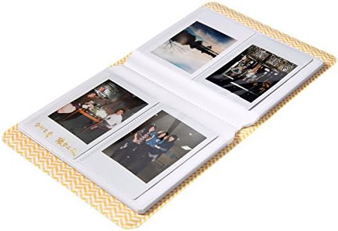 Caiul Компатибилен 64 џебови мини албум за книги за Fujifilm Instax Mini 8 8+ 9 70 7S 90 25 26 50 -ти филмови