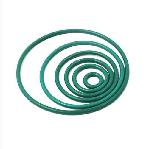 Флуор гума О прстен 85мм ОД 3,5 мм ширина FKM тркалезна запечатување запечатување запечатување на заптивки за заптивки О-прстен О-прстен, зелена,