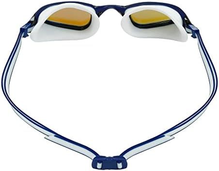 Aquasphere Fastlane Adult Unisex Очила за пливање - Направени во Италија - патентиран систем за ленти, прилагодлив мост на носот