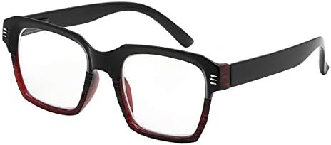 Очилник Преголеми Очила За Читање За Жени - Големи Рамки Дами Читатели-Црвено +1.25