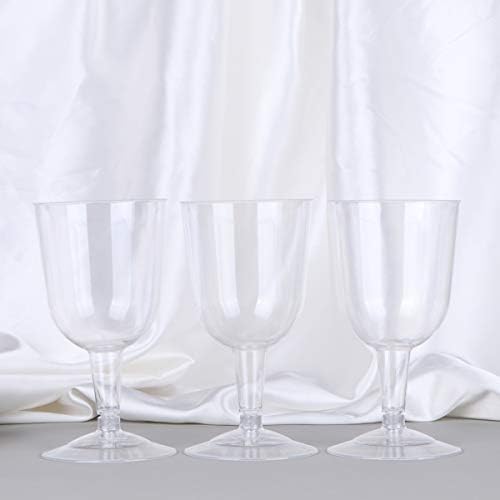 Стобок Пластични Чаши За Шампањ 12 парчиња Проѕирно Пластично Стакло За Вино Пластични Чаши За Вино За Забава Повеќекратна Употреба