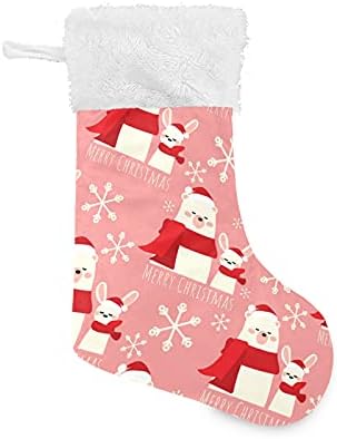 Божиќни божиќни елени за зајаци, божиќни чорапи, големи Божиќни чорапи за камин елка, скалила шини што висат чорапи чорапи за семејни