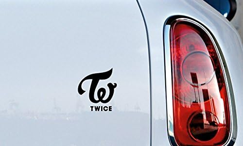 Двапати лого текст Мал автомобил Винил налепница за налепница за браник за автоматски автомобили Камиони за ветробранот Прилагодени wallsидови