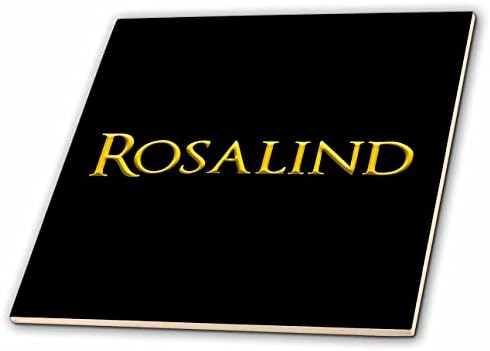 3дроза розалинд популарна жена име Во Америка. Жолта на црн подарок-Плочки