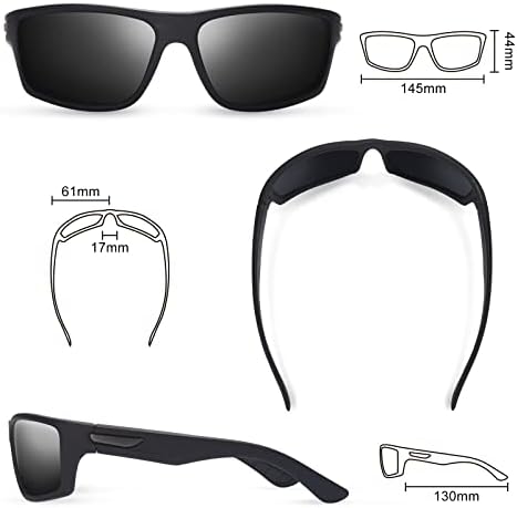 СКАЈВЕЈ Поларизирани Спортски Очила За Сонце За Мажи Жени УВ400 Завиткајте Околу Спортски Очила За Трчање Возење Велосипед Бејзбол