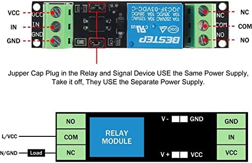 Егзистентен модул за прекинувач за прекинувач на електрична енергија од 3V 1 канали со активирање на Оптоуплер Опто Изолацијата за IoT