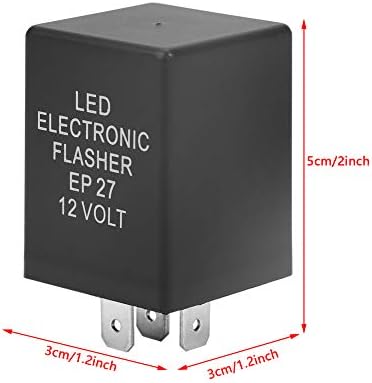12V 5PIN EP27 LED FLASHER RELASH, ЕП27 Електронски LED FLASHER RELASHER FIX за LED сигнални сигнали за вртење нормални светла