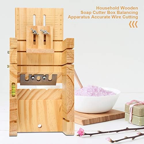 Секач за сапун HEEPDD, мулти -функција прилагодлив секач за сапун со дрво со рачно изработено сапун леб за правење материјали