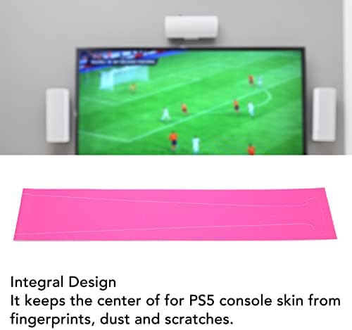 Конзола Средна налепница за PS5, PVC материјал дигитално издание налепница за заштита на кожата домаќин за PS5 дигитално издание домаќин
