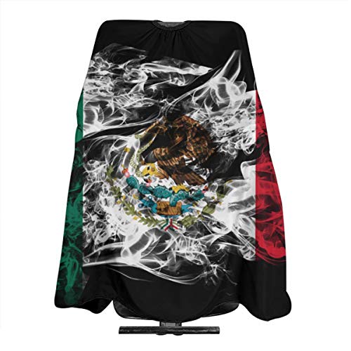 Мексико Знаме Салон Коса Сечење Кејп Крпа Бербер Фризерски Заврши Фризура Престилка Крпа