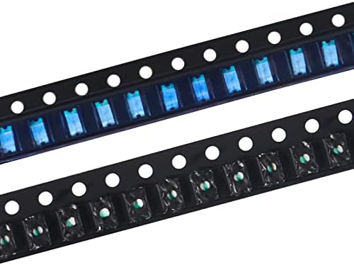 100 парчиња SMD LED LED светла разновиден комплет 1206 светла разновидна диода SMD LED DIODO комплет зелена црвена сина жолта жолта