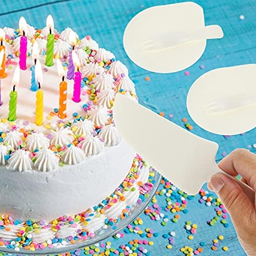 Nuobesty Пластични прибор за роденден за роденденски сад за роденденска забава торта нож вилушки садови плочи за прибор за свадби за садови дома