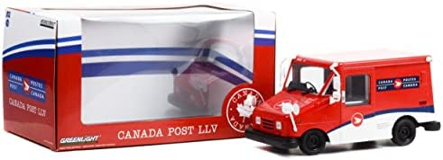 Канада Пост LLV Долготрајно Поштенски испорака на возило црвено и бело 1/24 диекаст модел од Greenlight 84108