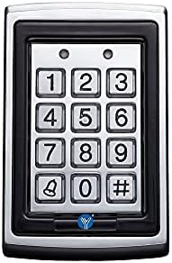Yli YK-568L RFID Control Control Keypad, самостојна, 2000 корисници, читач на близина 125kHz водоотпорен wiegand 26-37bit