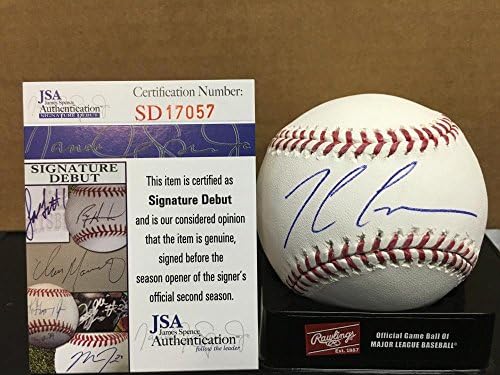 Коннер Грин Торонто Блу ​​aysејс потпис деби М.Л. Потпишан бејзбол JSA SD17057 - автограмирани бејзбол