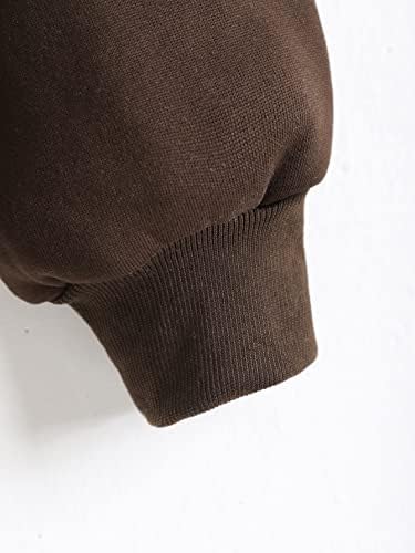 Wdiирара женски поштенски преден дел од влечење качулка пулвер со долги ракави, обичен џемпер на врвот на врвот