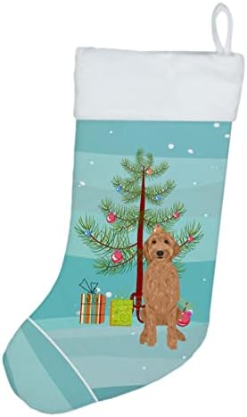 Богатства на Каролина WDK3025CS Doodle црниот дроб 3 Божиќно Божиќно порибување, камин што виси чорапи Божиќна сезона забава Декорации
