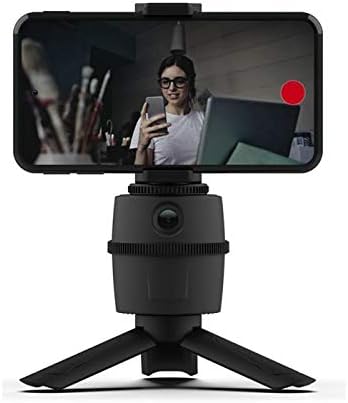 Застанете и монтирајте за Itel Magic 2 4G - PivotTrack Selfie Stand, Pivot Stand за следење на лицето за Itel Magic 2 4G - Jet Black
