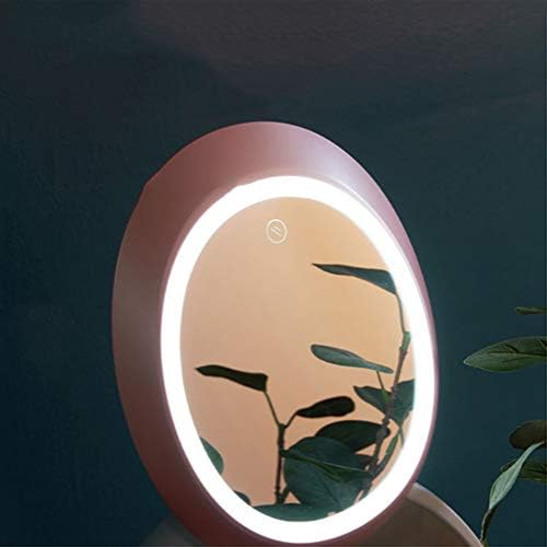 XZRWYB Led Светло Огледало Шминка Кутија СО ABS Повлекување Прашина-Доказ Козметички Кутија За Складирање
