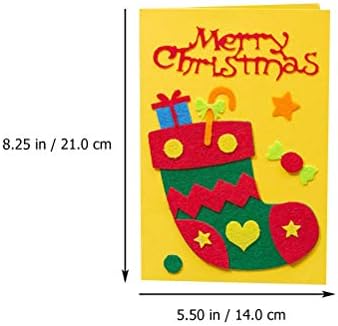 СОИМИС 5 ПАРЧИЊА Божиќни ЧЕСТИТКИ За Самодоверба Детски Само - Направени Картички Материјали За Подароци