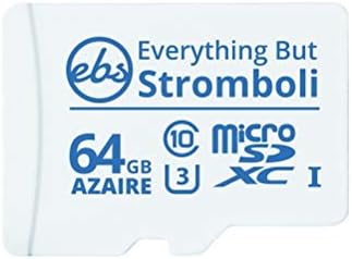 Се Освен Стромболи 64gb Азаир MicroSD Мемориска Картичка За Samsung Galaxy Таблет Работи Со Таб S3 9.7, Таб Е 9.6, Таб 10.5 Брзина Класа 10