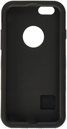 Асмина ајфон 6 Работ Хибриден Заштитник Покритие - Мало Пакување-Гумени Црна