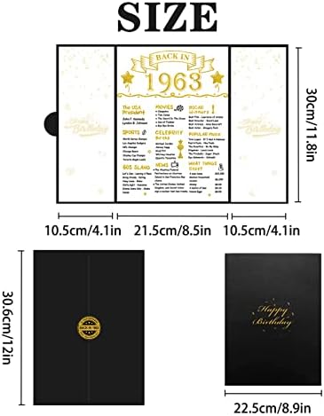 Дарунакси Црно Злато 60 Ти Роденден Алтернативна Картичка За Потпис Уште Во 1963 Година Сертификат За Потпишување Навивајте за