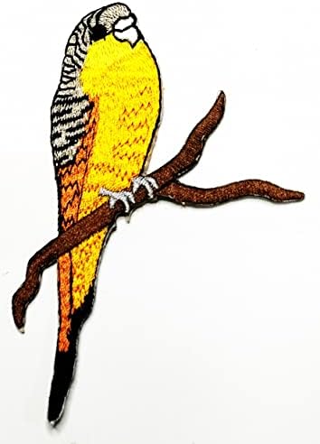 Кленплус 3 парчиња. Симпатична Мала Птица Жолта Цртан Филм Лепенка Везено Железо На Значка Шие На Лепенка Облека Вез Налепница Налепница